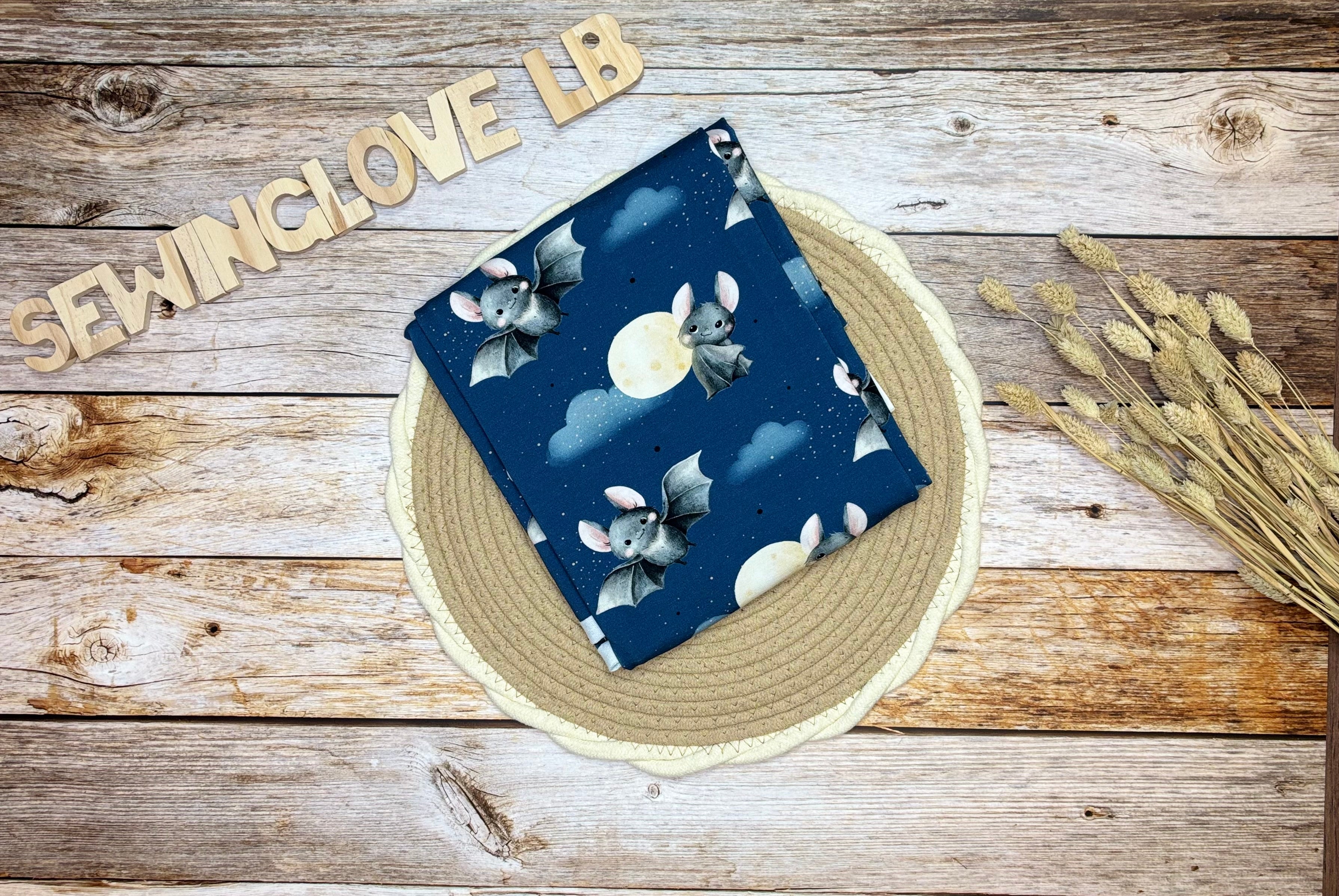 Little Bat Blue French Terry