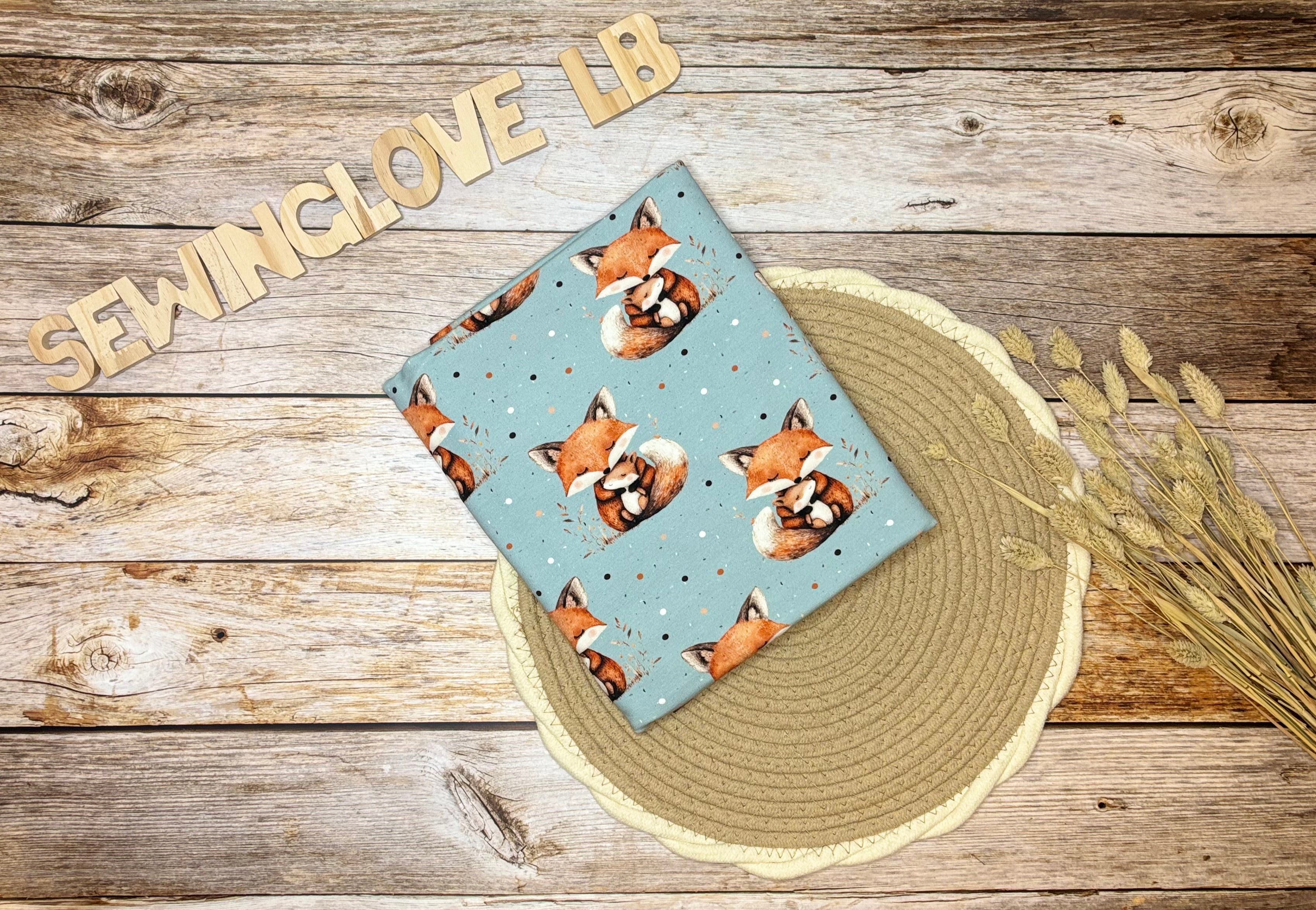 Kuschelfuchs Hellblau (French Terry)