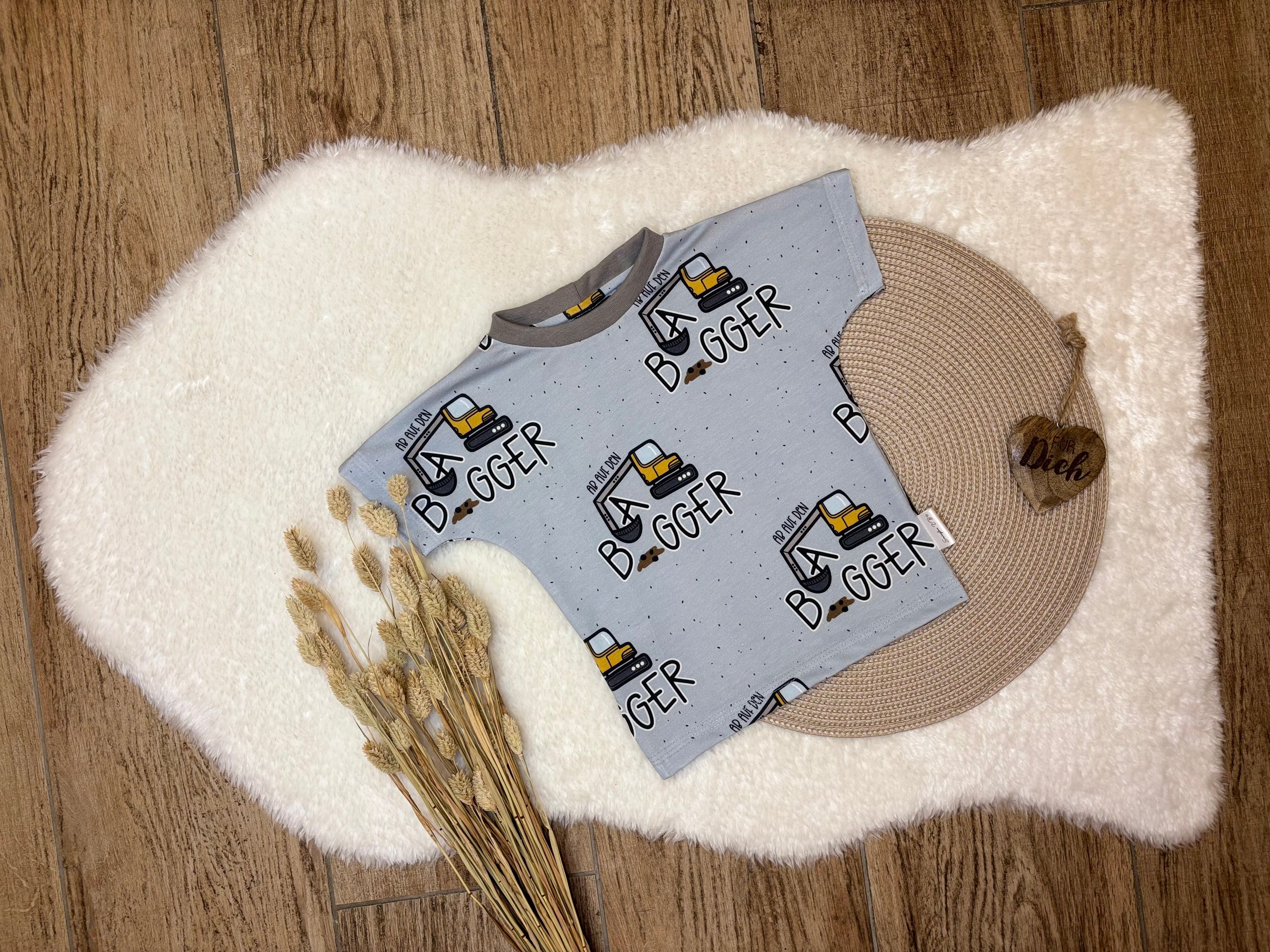 T-Shirt Ab auf den Bagger