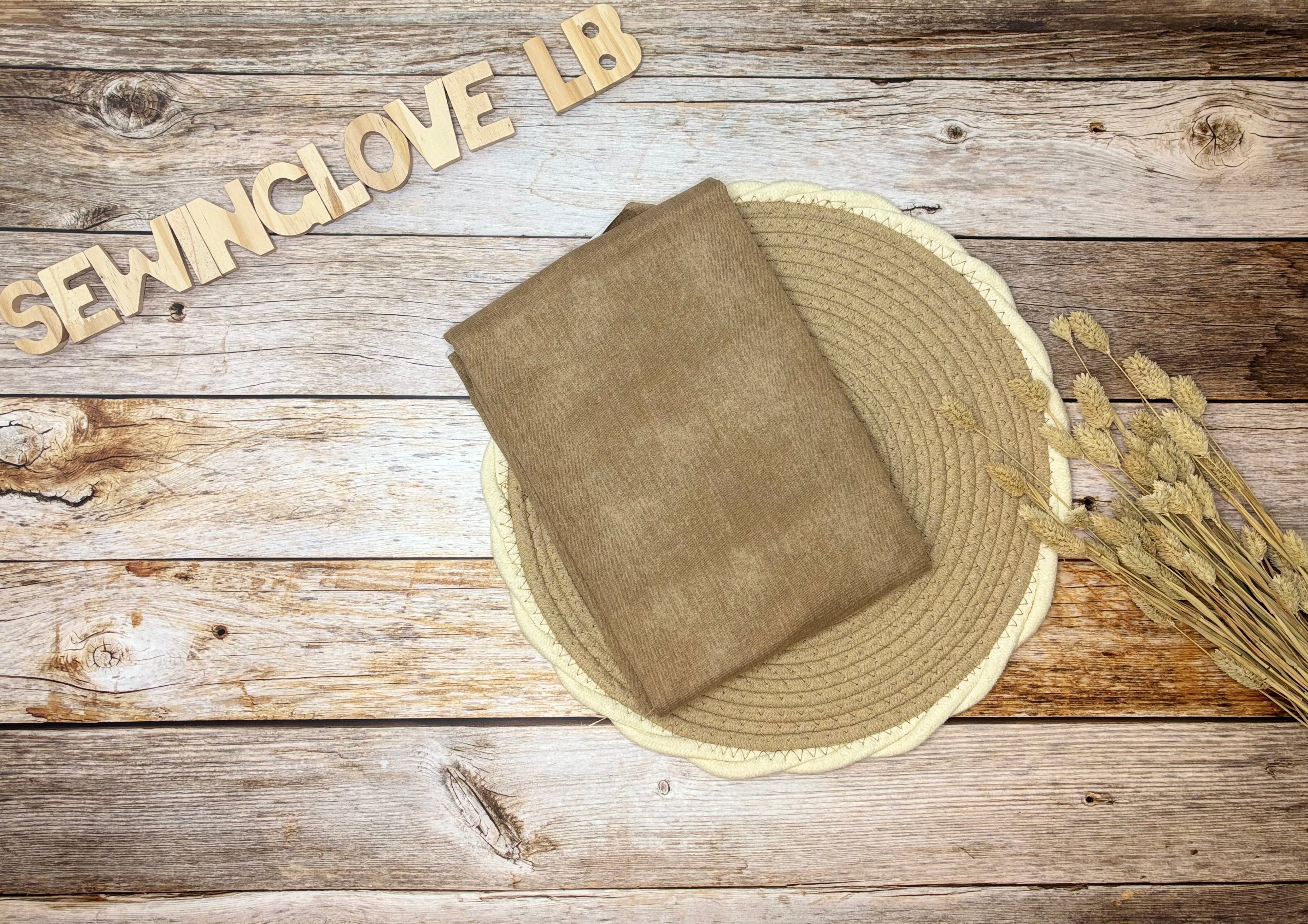 Denim Hellbraun (French Terry)