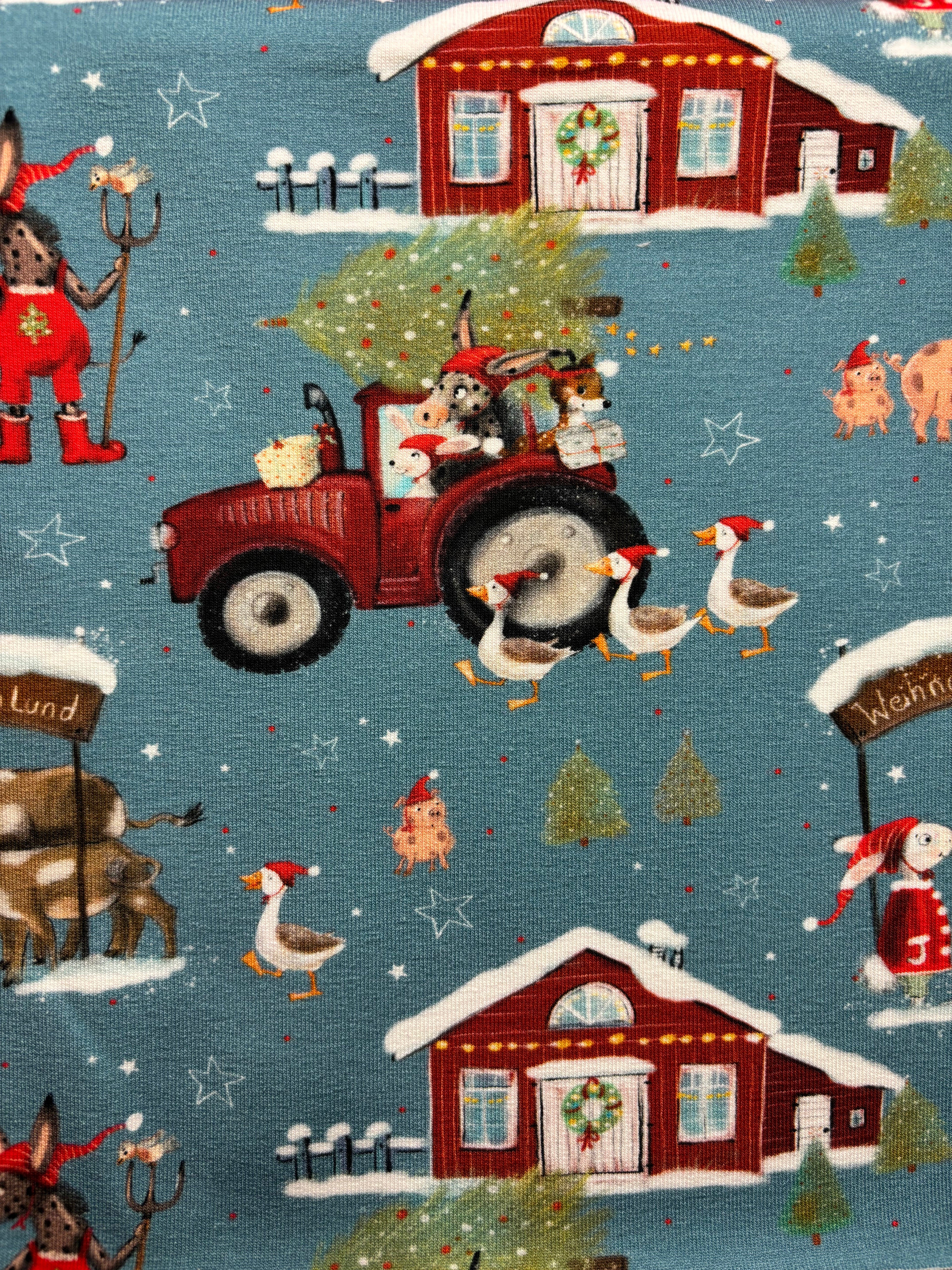 Weihnachten auf dem Land (French Terry)